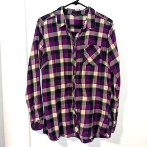 Eddy Bauer Purple Flannel
